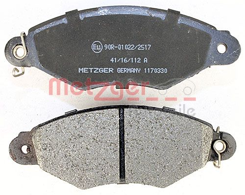 METZGER 1170330 Bremsbelagsatz, Scheibenbremse